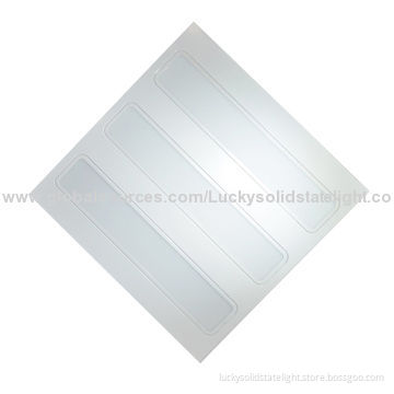Dimmable and DALI LED Grille Light, Measures 620 x 620mm, Milky White Cover, 42W Power
